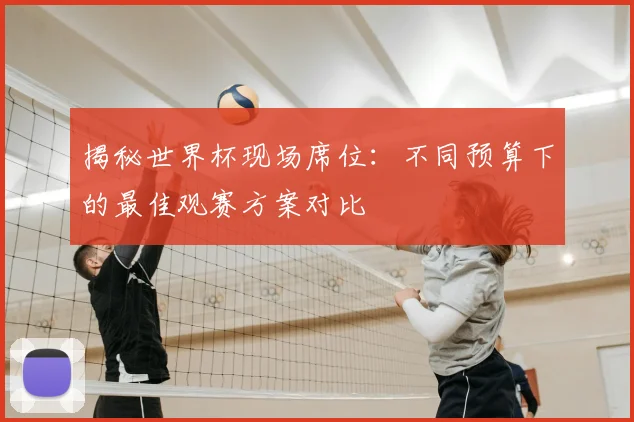 揭秘世界杯现场席位:不同预算下的最佳观赛方案对比